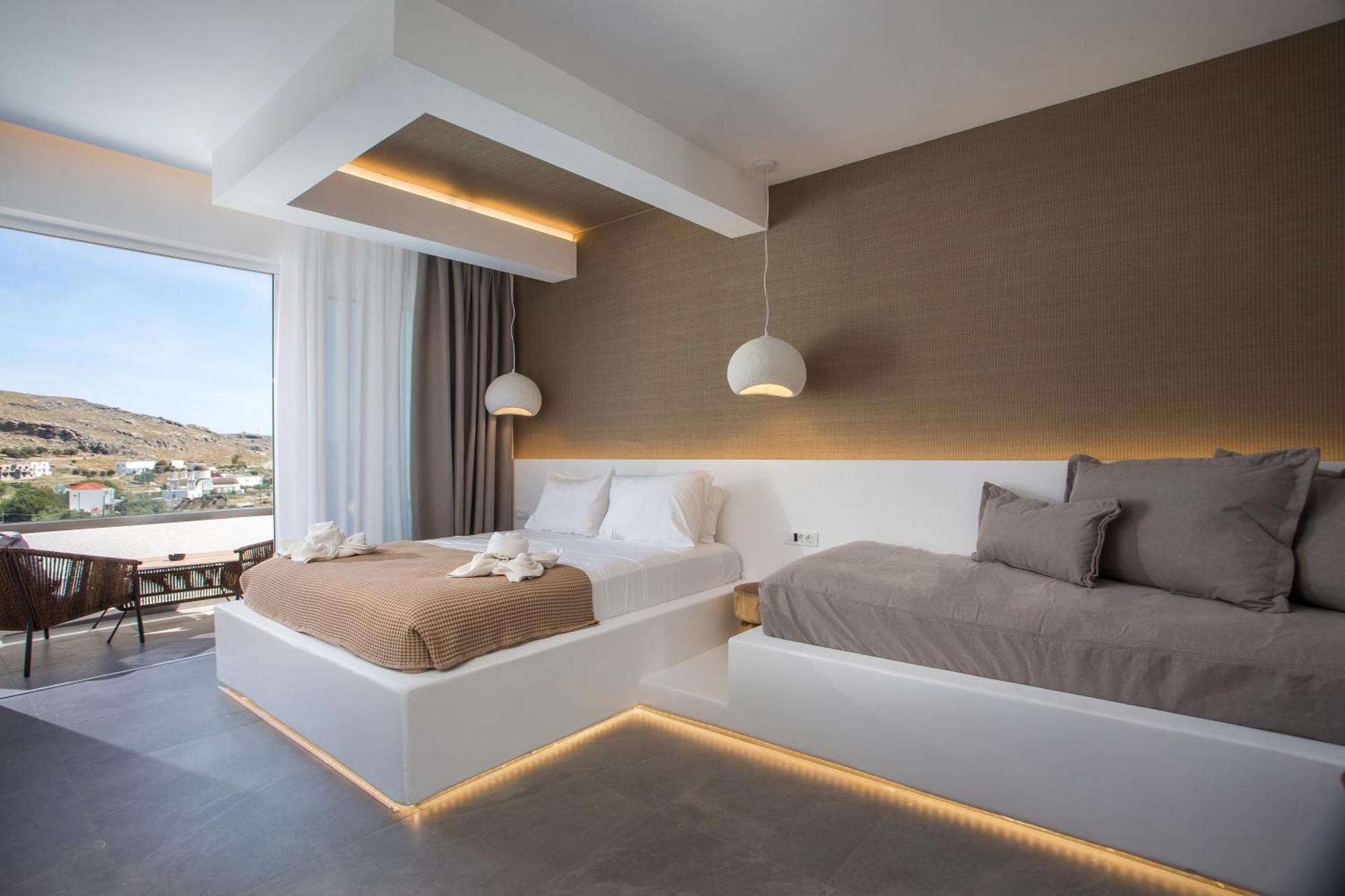 Lambis Studios & Apartments Líndosz Kültér fotó